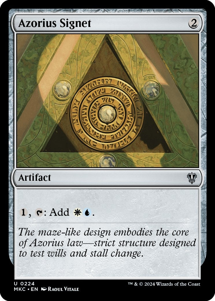 Image for Azorius Signet (224) (Murders at Karlov Manor) - Magic: The Gathering