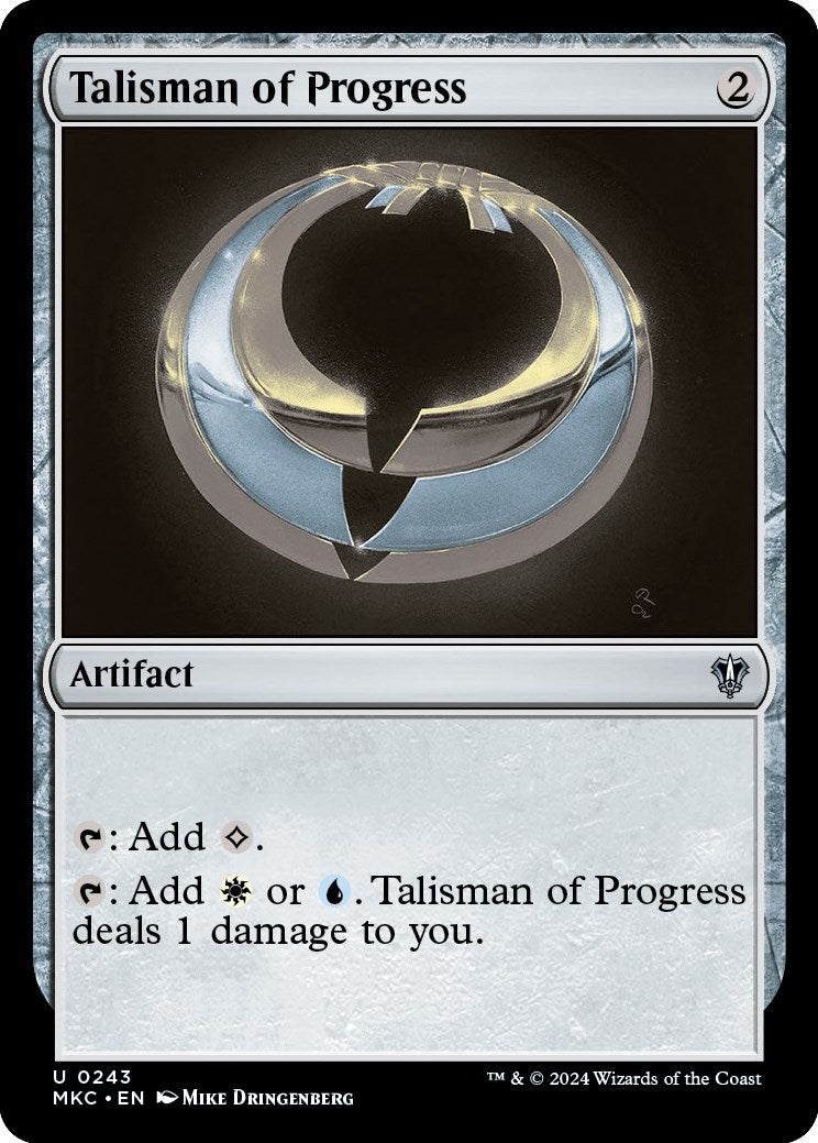 Talisman of Progress (243) [MKC] - MTG Single