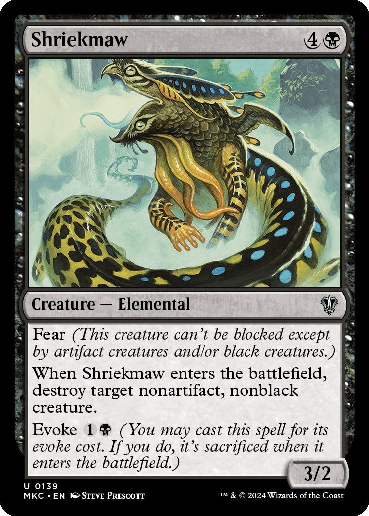 Shriekmaw (139) [MKC] - MTG Single