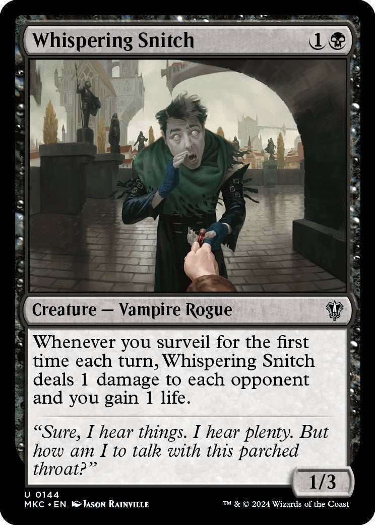 Whispering Snitch (144) [MKC] - MTG Single