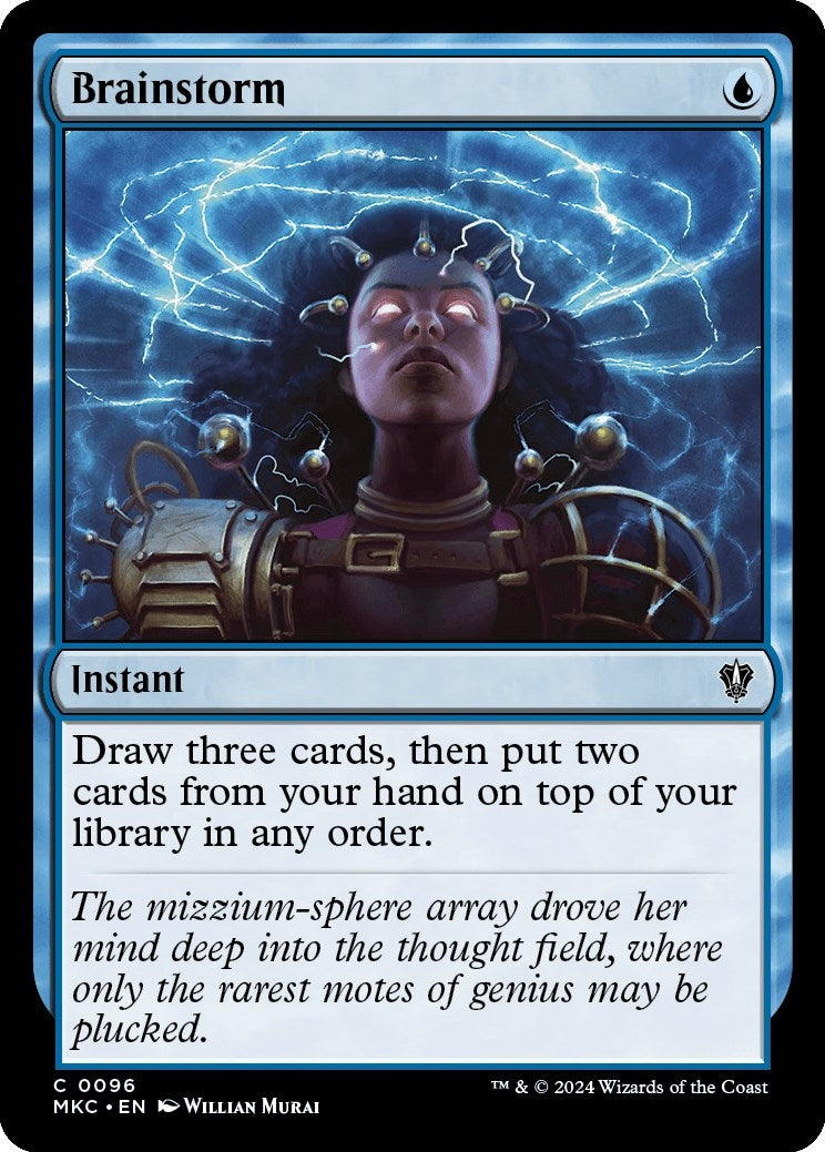 Brainstorm (96) [MKC] - MTG Single