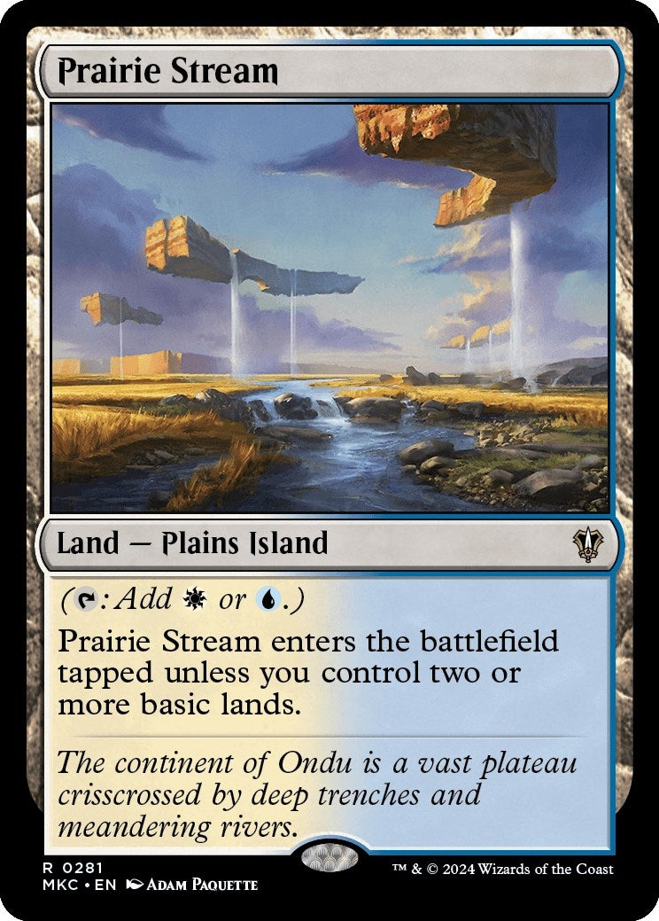 Prairie Stream (281) [MKC] - MTG Single