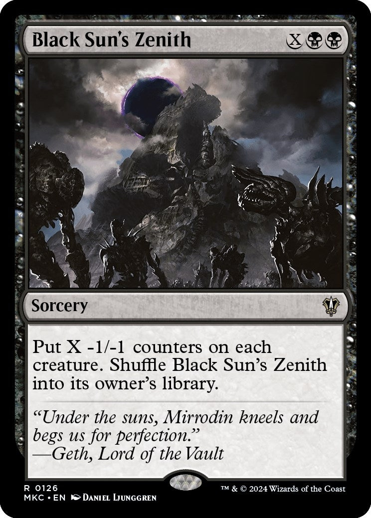 Black Sun’s Zenith (126) [MKC] - MTG Single