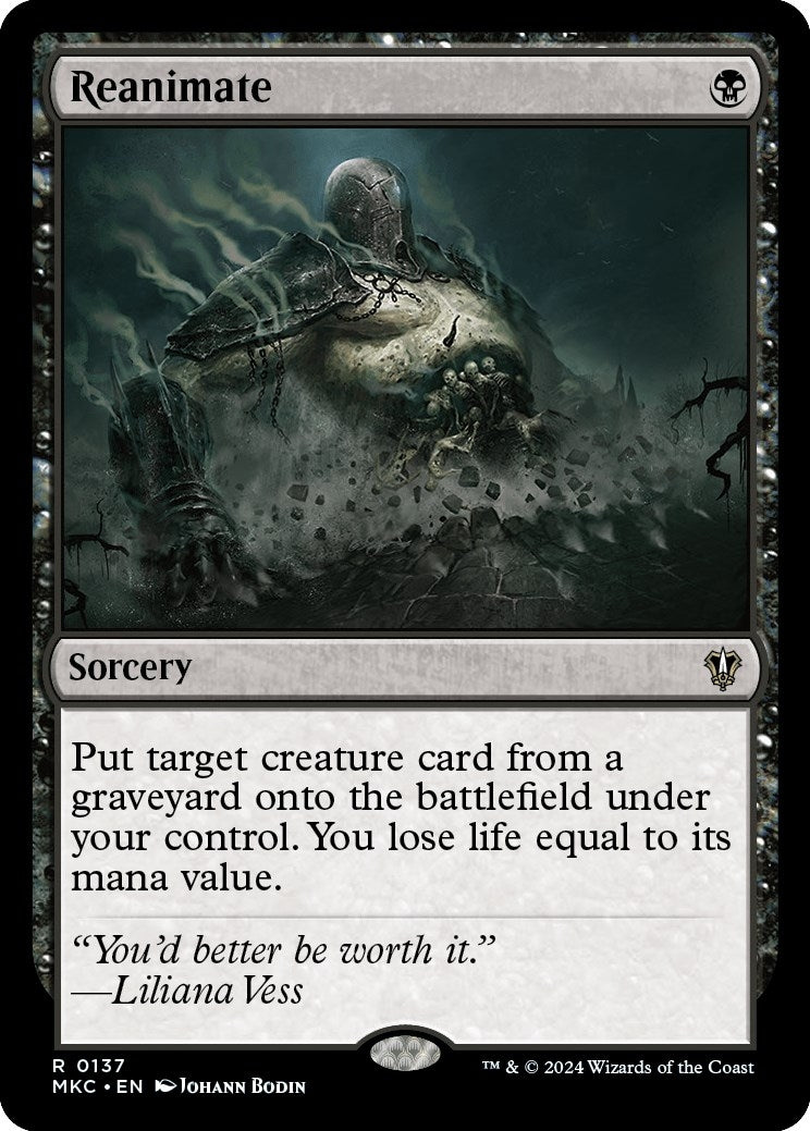 Reanimate (137) [MKC] - MTG Single
