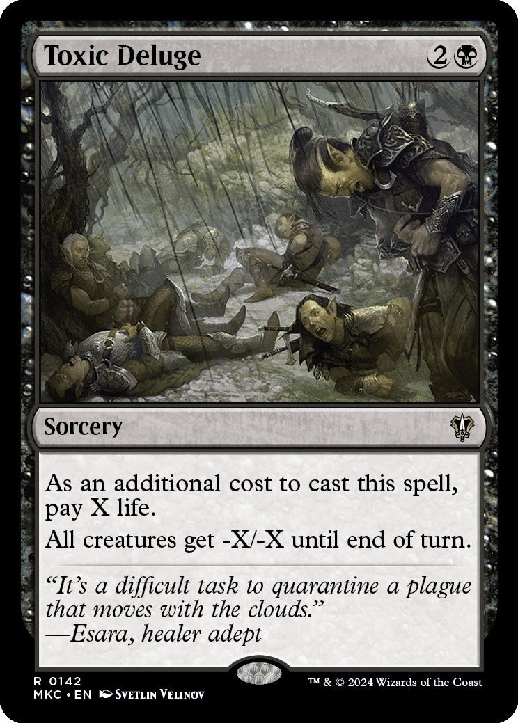 Toxic Deluge (142) [MKC] - MTG Single