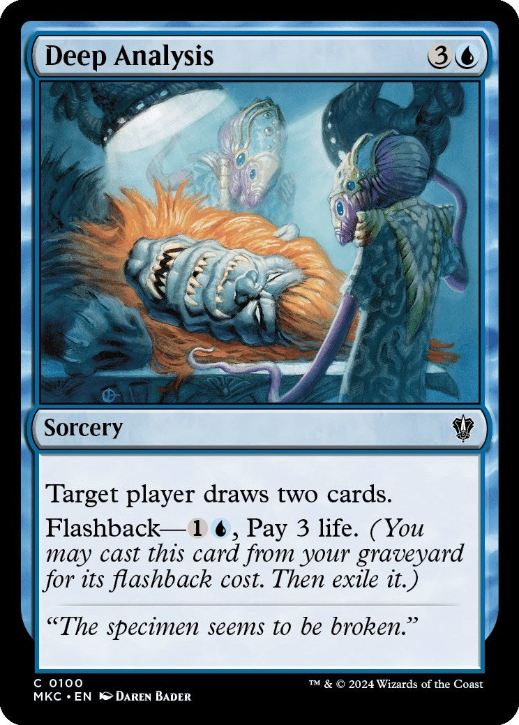 Deep Analysis (100) [MKC] - MTG Single