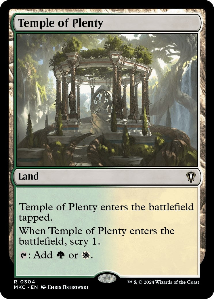Temple of Plenty (304) [MKC] - MTG Single