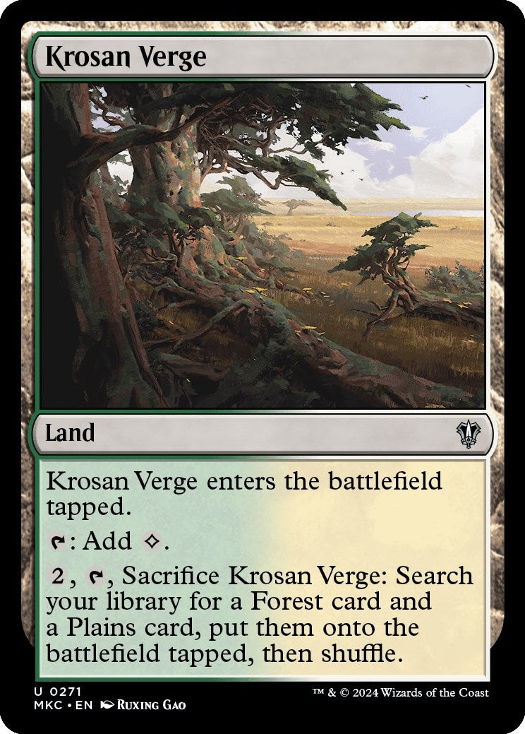 Krosan Verge (271) [MKC] - MTG Single