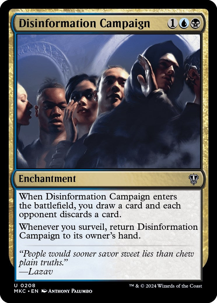 Disinformation Campaign (208) [MKC] - MTG Single