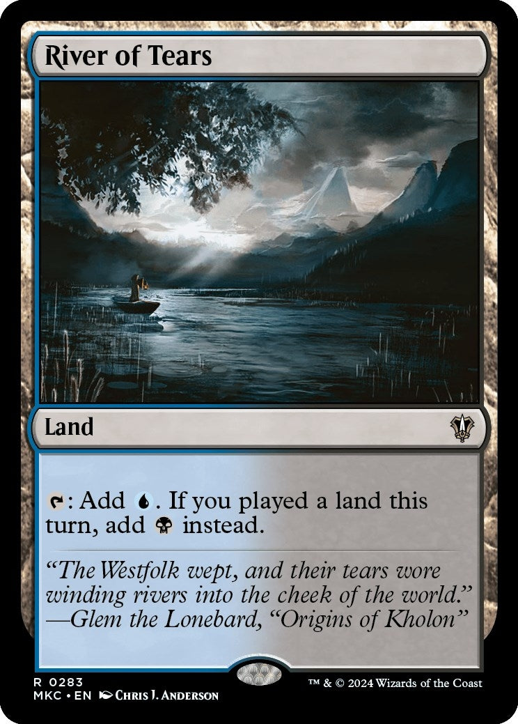 River of Tears (283) [MKC] - MTG Single