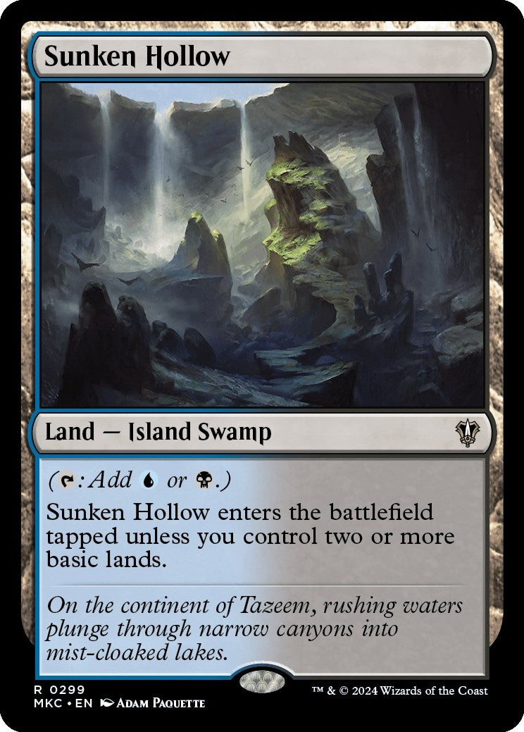 Sunken Hollow (299) [MKC] - MTG Single