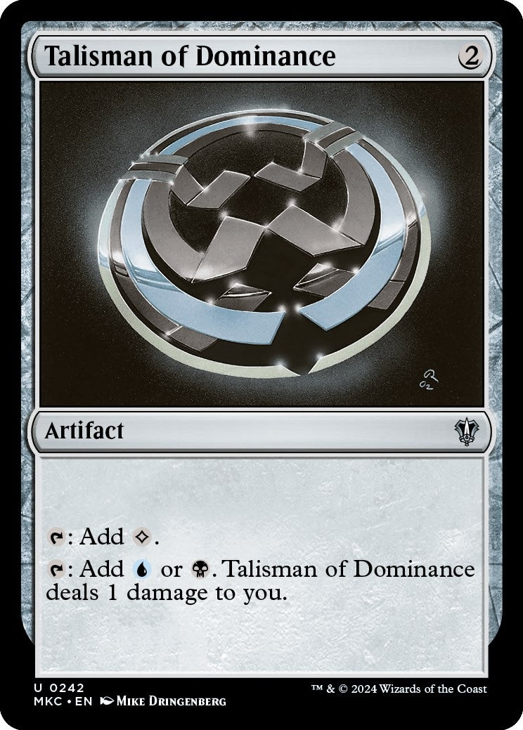 Talisman of Dominance (242) [MKC] - MTG Single