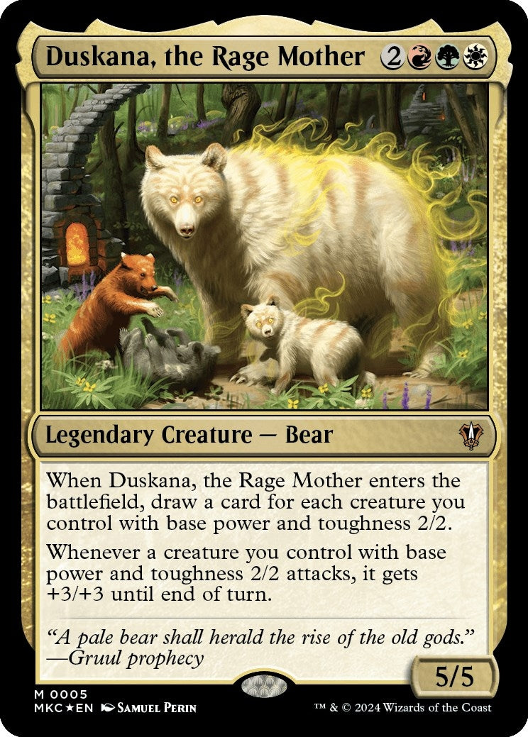 Duskana the Rage Mother (5) [MKC] - MTG Single