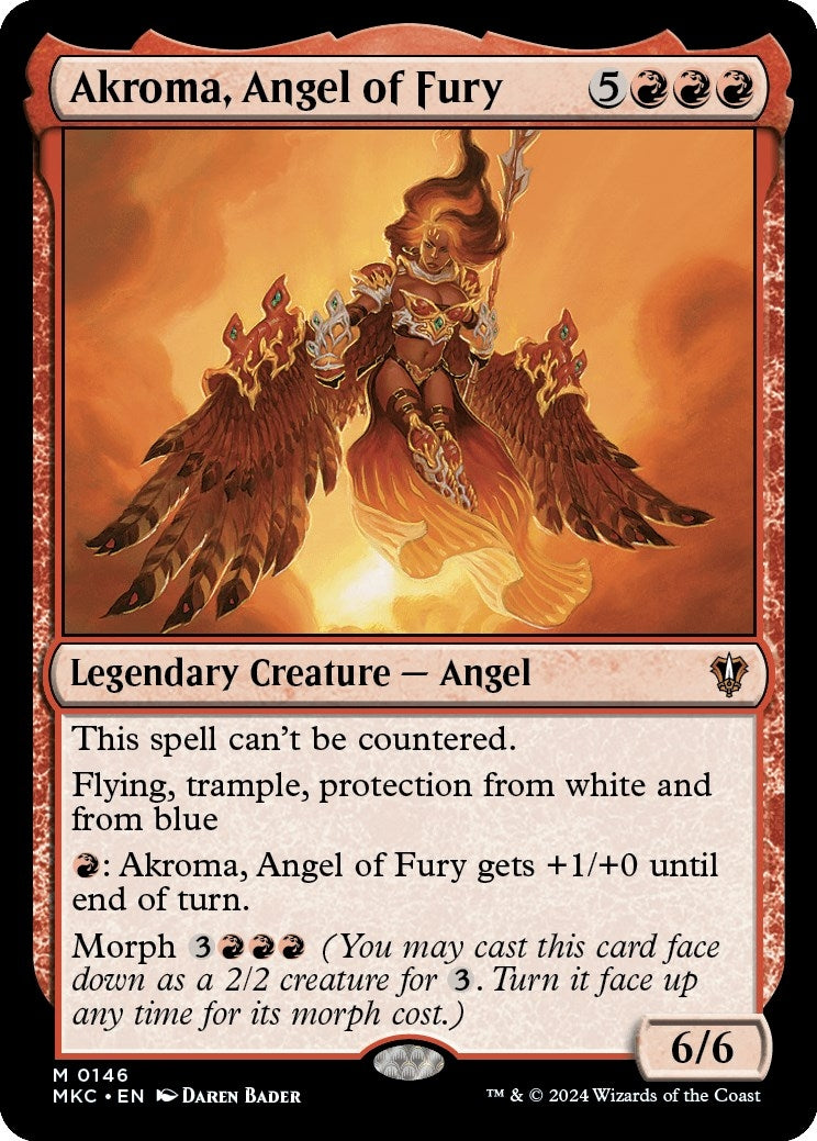 Akroma Angel of Fury (146) [MKC] - MTG Single