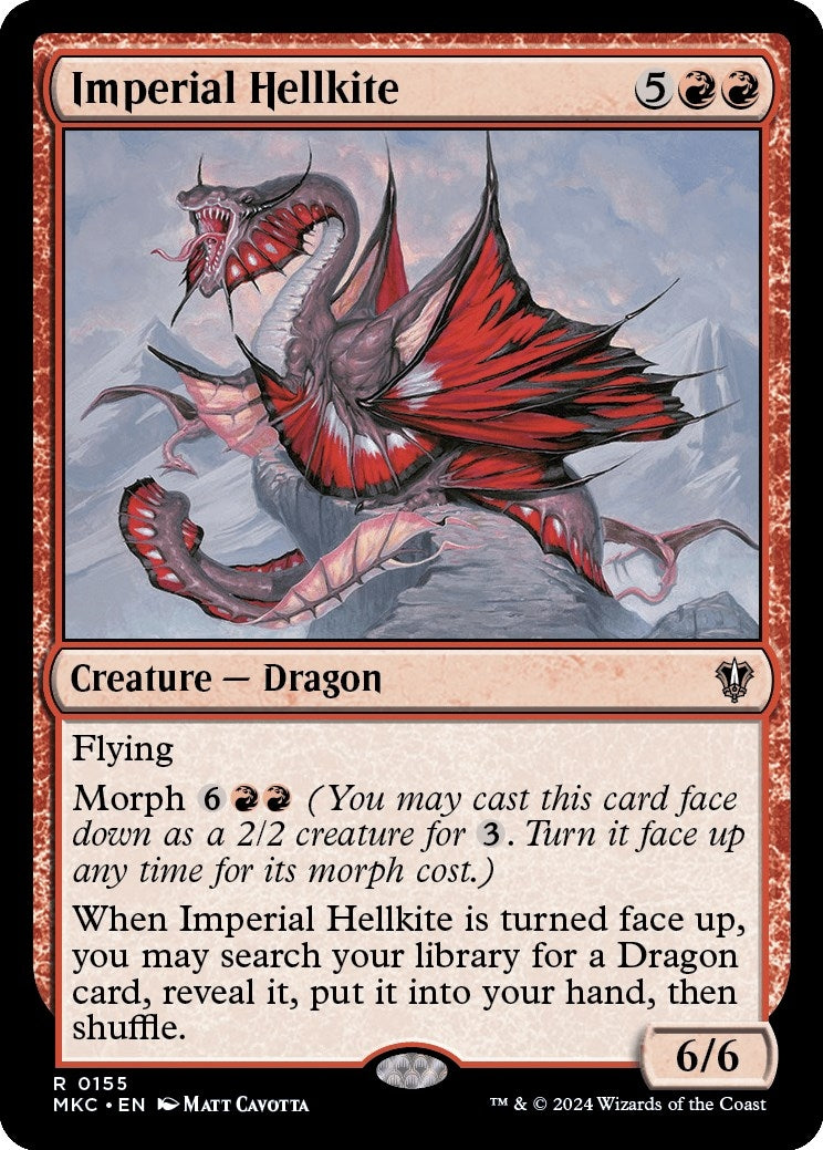 Imperial Hellkite (155) [MKC] - MTG Single