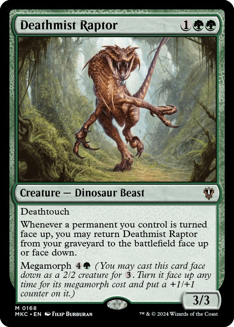 Deathmist Raptor (168) [MKC] - MTG Single