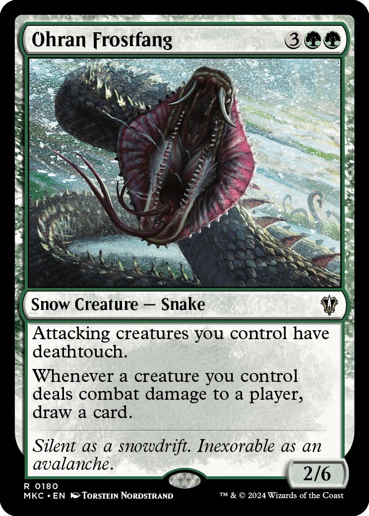 Ohran Frostfang (180) [MKC] - MTG Single