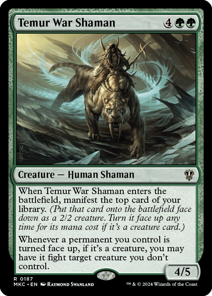 Temur War Shaman (187) [MKC] - MTG Single