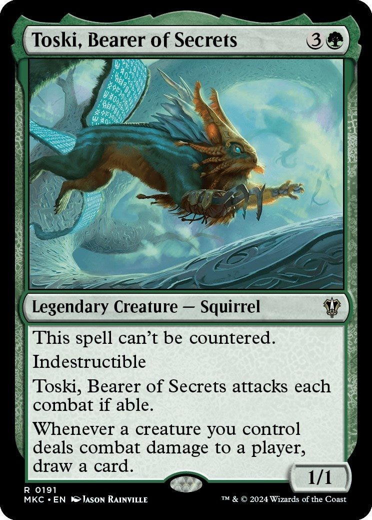 Toski Bearer of Secrets (191) [MKC] - MTG Single