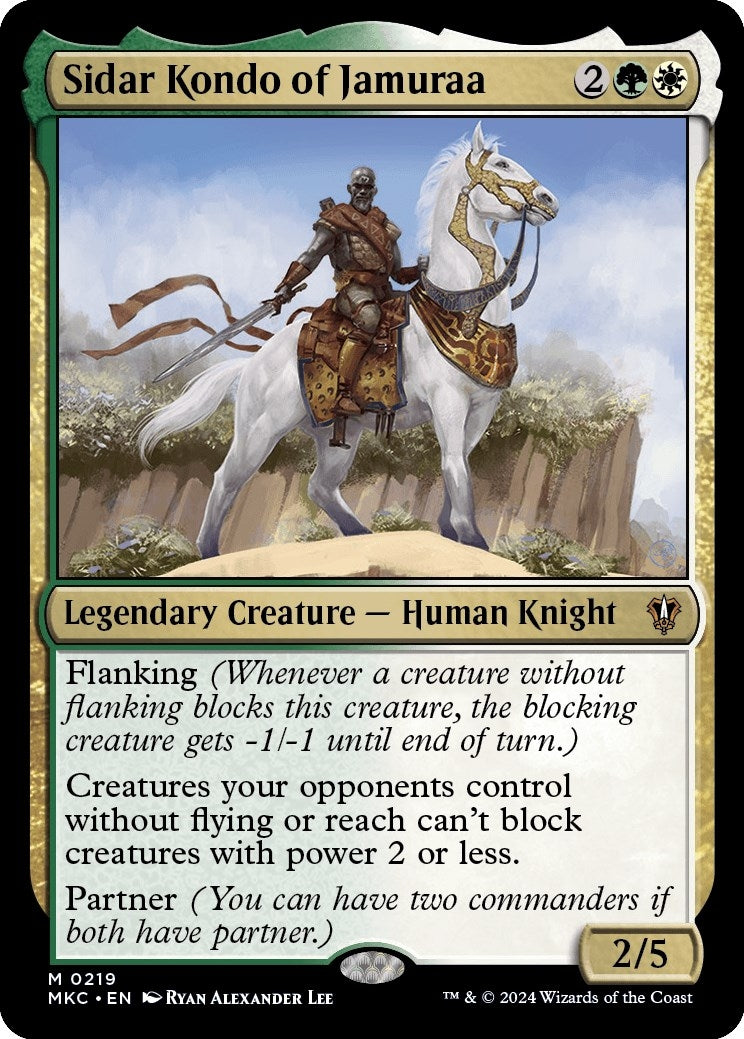 Sidar Kondo of Jamuraa (219) [MKC] - MTG Single