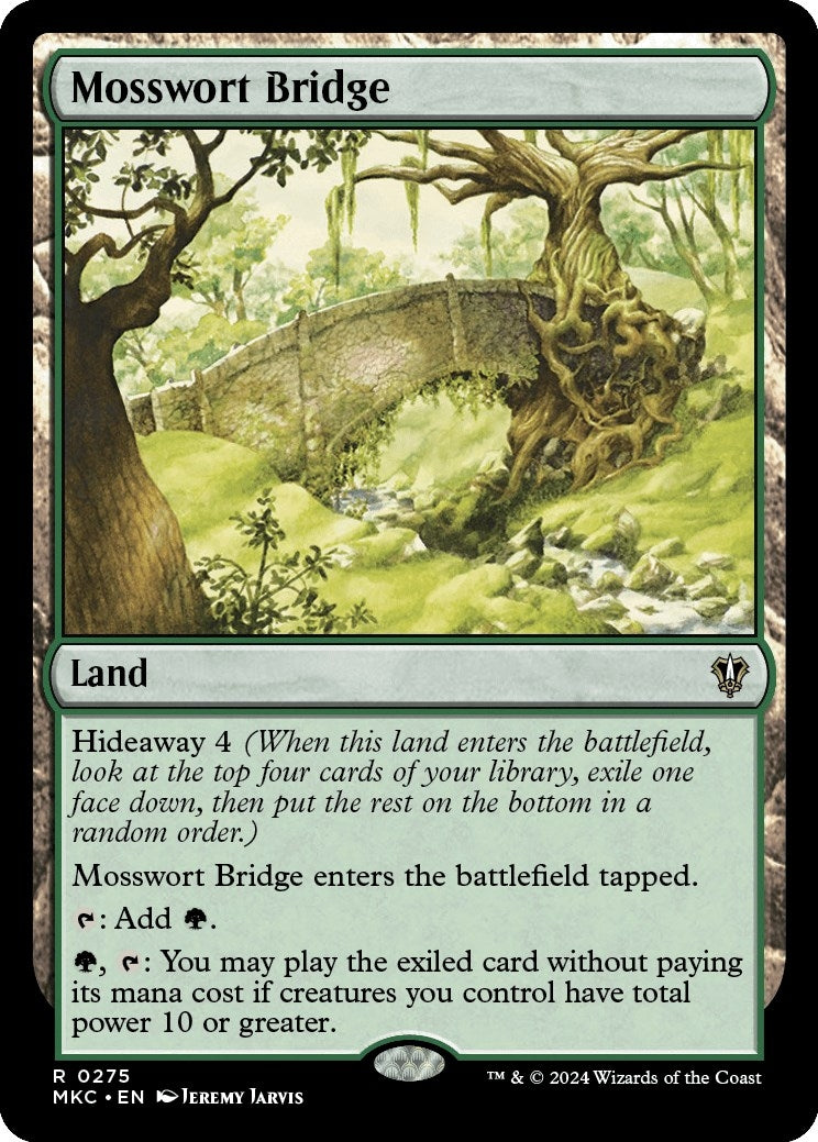 Mosswort Bridge (275) [MKC] - MTG Single