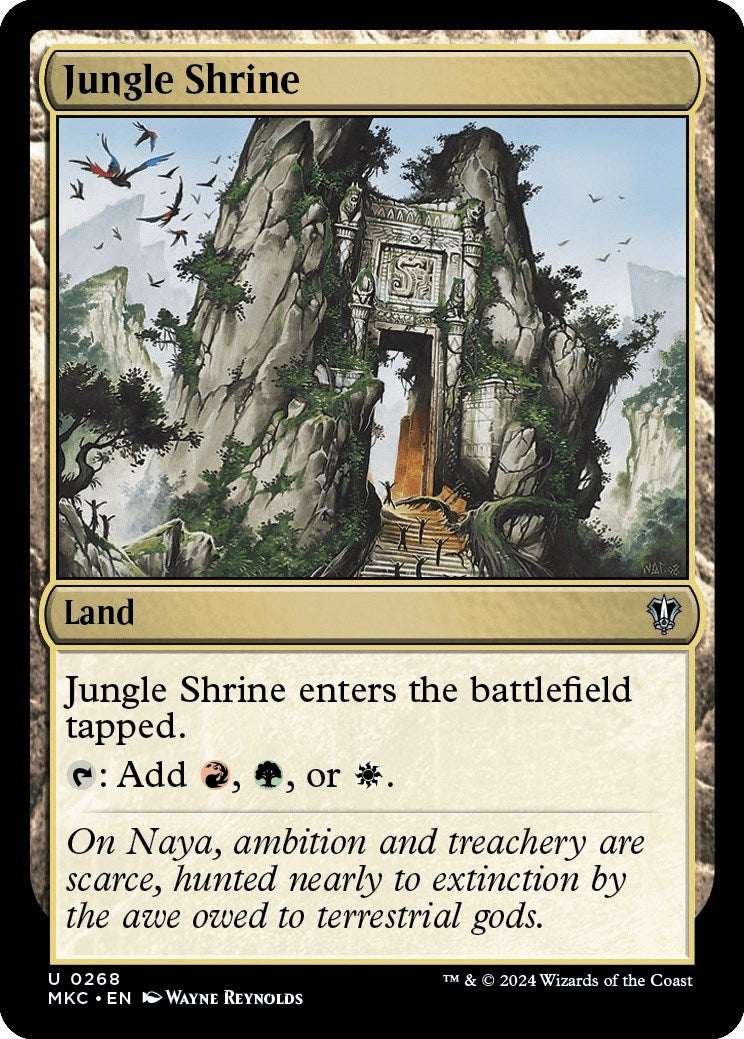Jungle Shrine (268) [MKC] - MTG Single