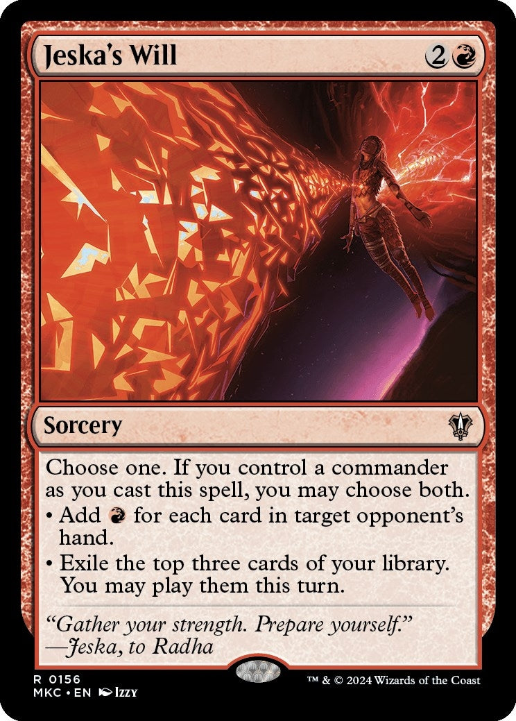 Jeska’s Will (156) [MKC] - MTG Single