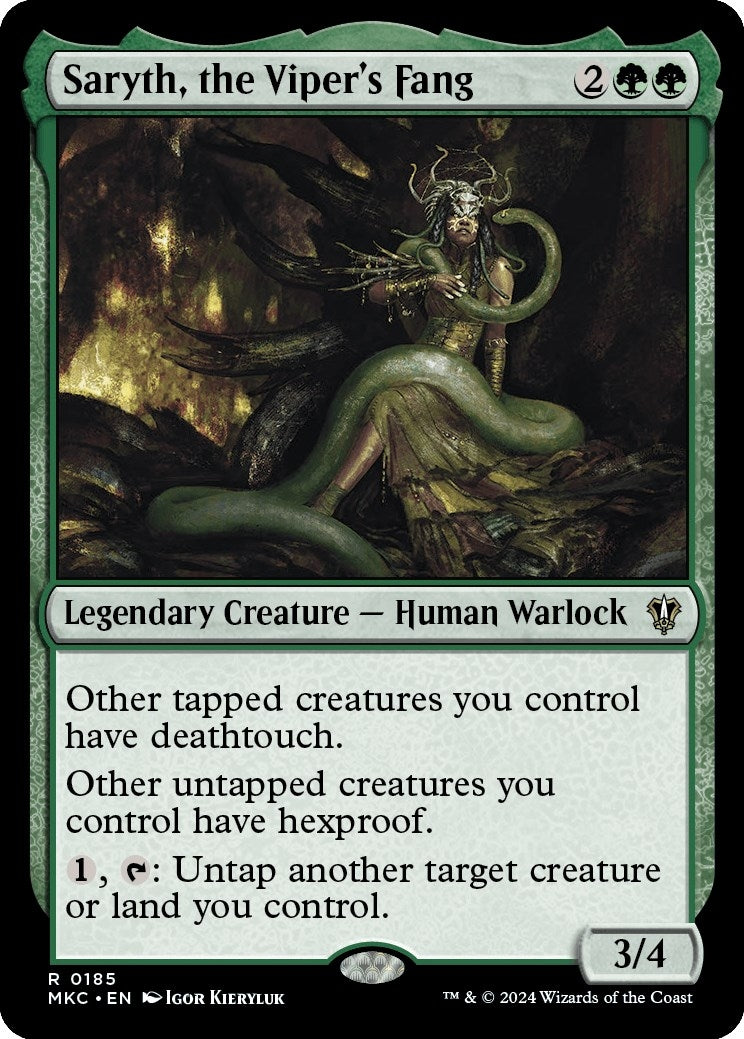 Saryth the Viper’s Fang (185) [MKC] - MTG Single
