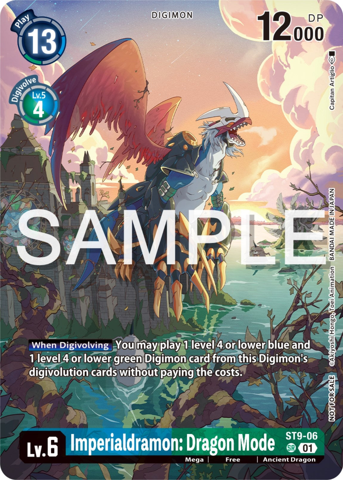Imperialdramon Dragon Mode (Digimon Illustration Competition Pack 2023) (906) [ST-9] - Digimon Card Game Single