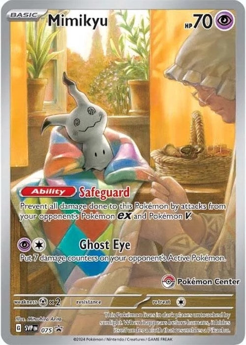 Image for Mimikyu - 075 (Pokemon Center Exclusive) (075) (SV: Scarlet & Violet Promo Cards) - Pokemon
