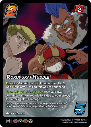 Rokuyukai Huddle (16) [YDT] - UniVersus Single
