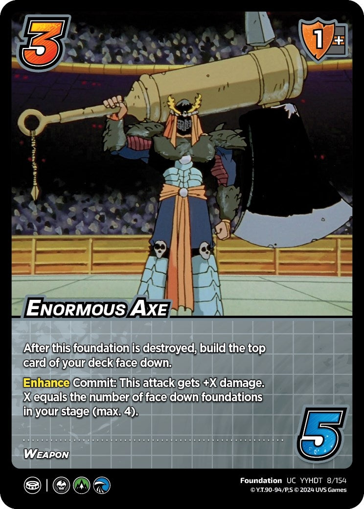 Enormous Axe (8) [YDT] - UniVersus Single