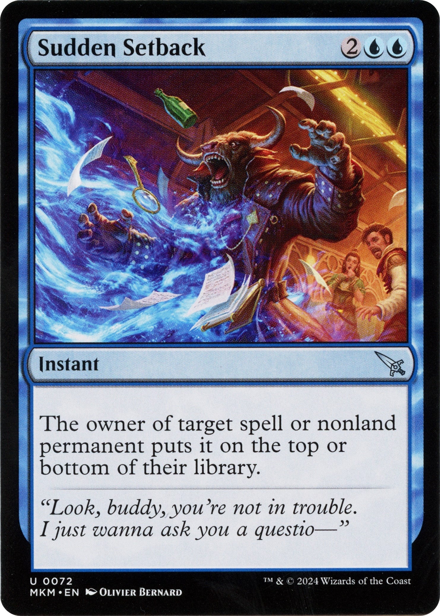 Sudden Setback (a) (72) [MKM] - MTG Single