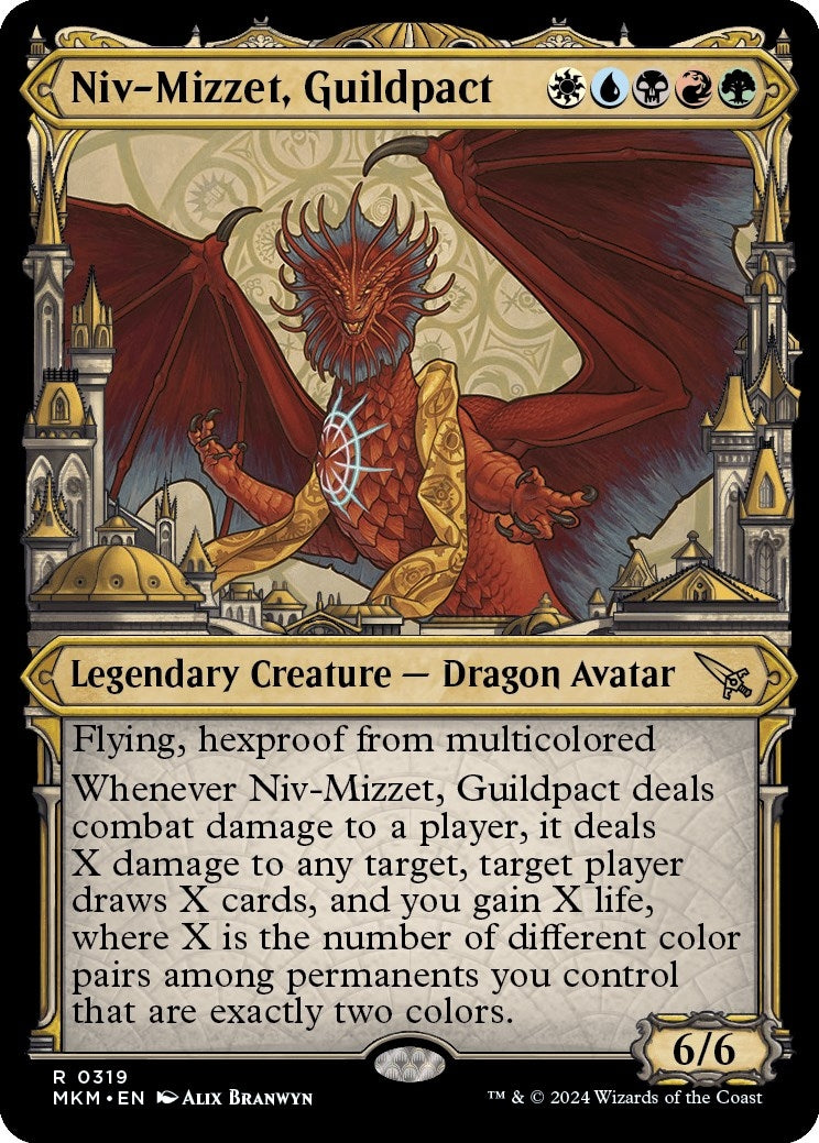 Niv-Mizzet Guildpact (Showcase) (319) (319) [MKM] - MTG Single