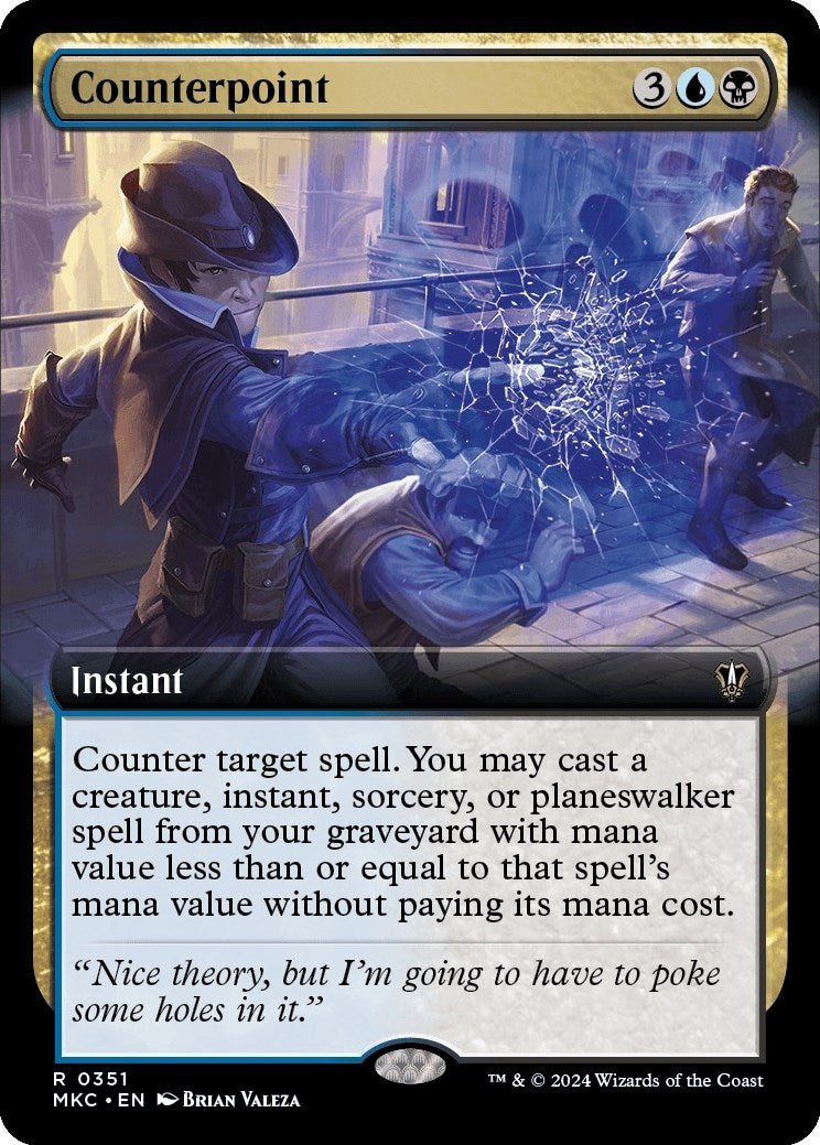 Counterpoint (Extended Art) (351) [MKC] - MTG Single
