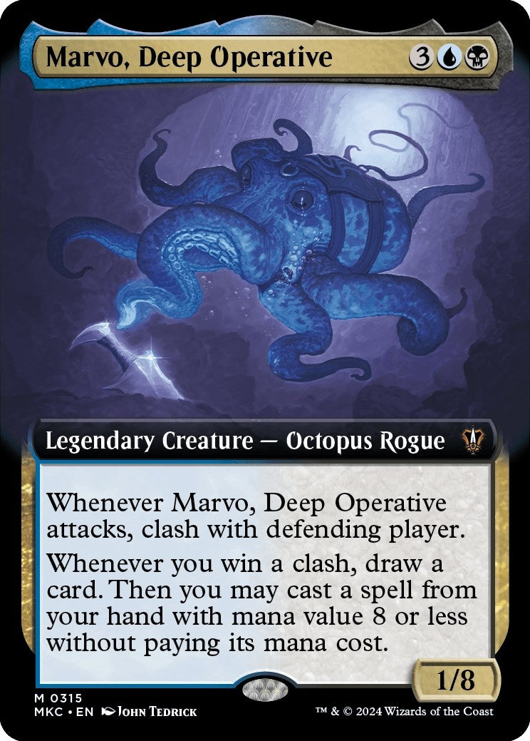 Marvo Deep Operative (Extended Art) (315) [MKC] - MTG Single