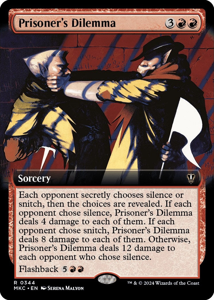 Prisoner’s Dilemma (Extended Art) (344) [MKC] - MTG Single