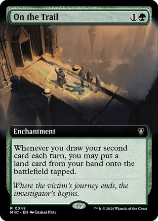 On the Trail (Extended Art) (349) [MKC] - MTG Single