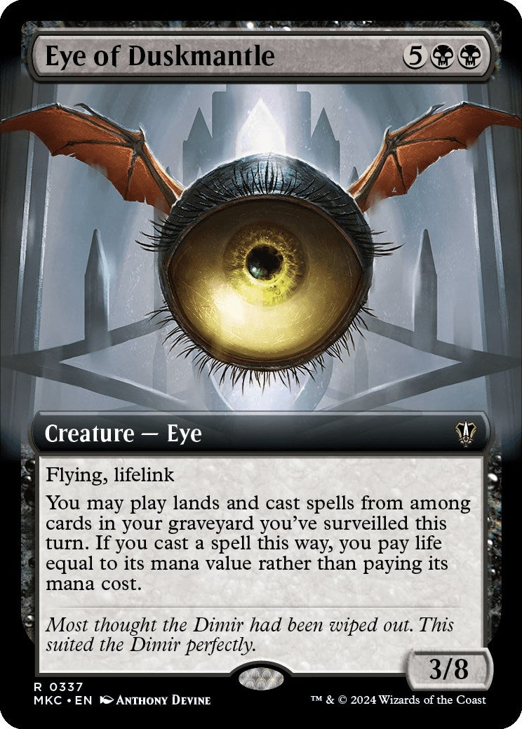Eye of Duskmantle (Extended Art) (337) [MKC] - MTG Single
