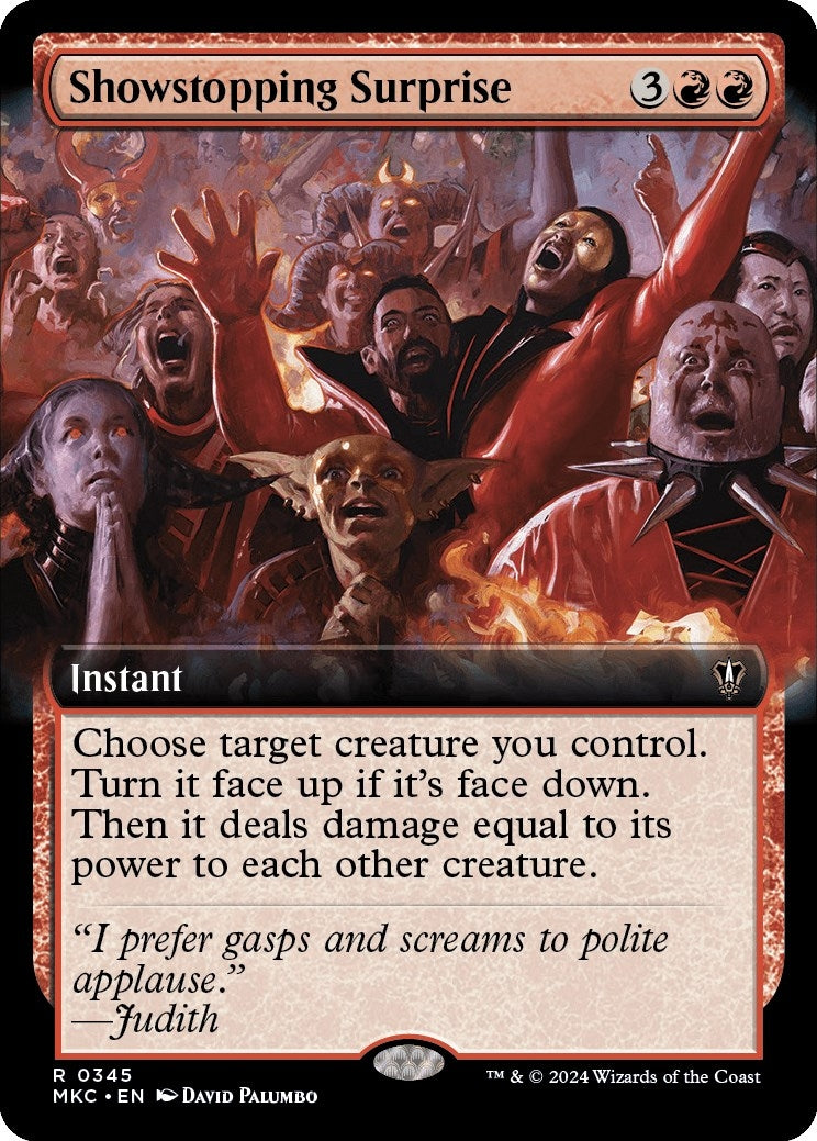Showstopping Surprise (Extended Art) (345) [MKC] - MTG Single