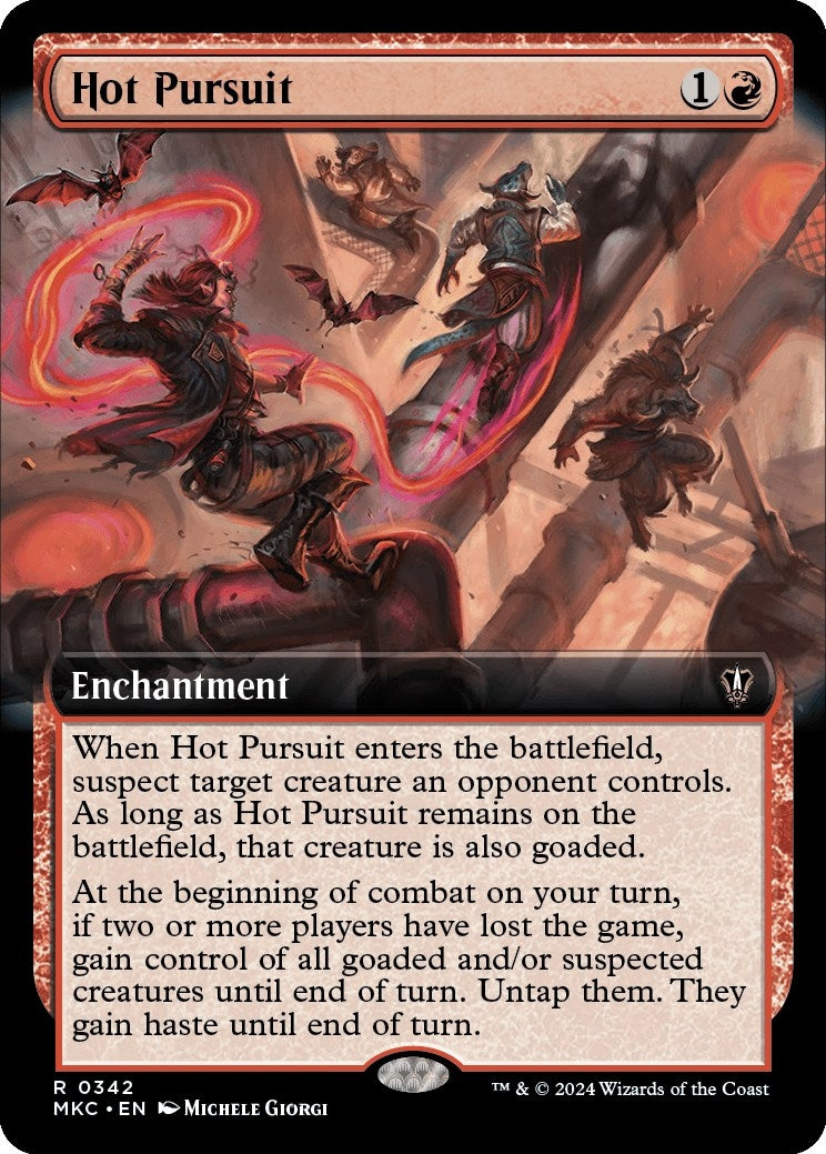 Hot Pursuit (Extended Art) (342) [MKC] - MTG Single