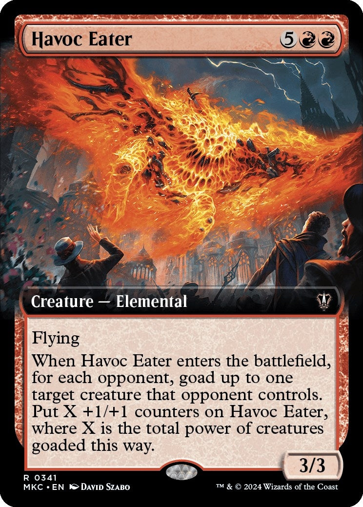Havoc Eater (Extended Art) (341) [MKC] - MTG Single