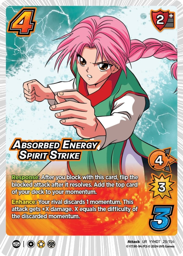 Absorbed Energy Spirit Strike (29) [YDT] - UniVersus Single