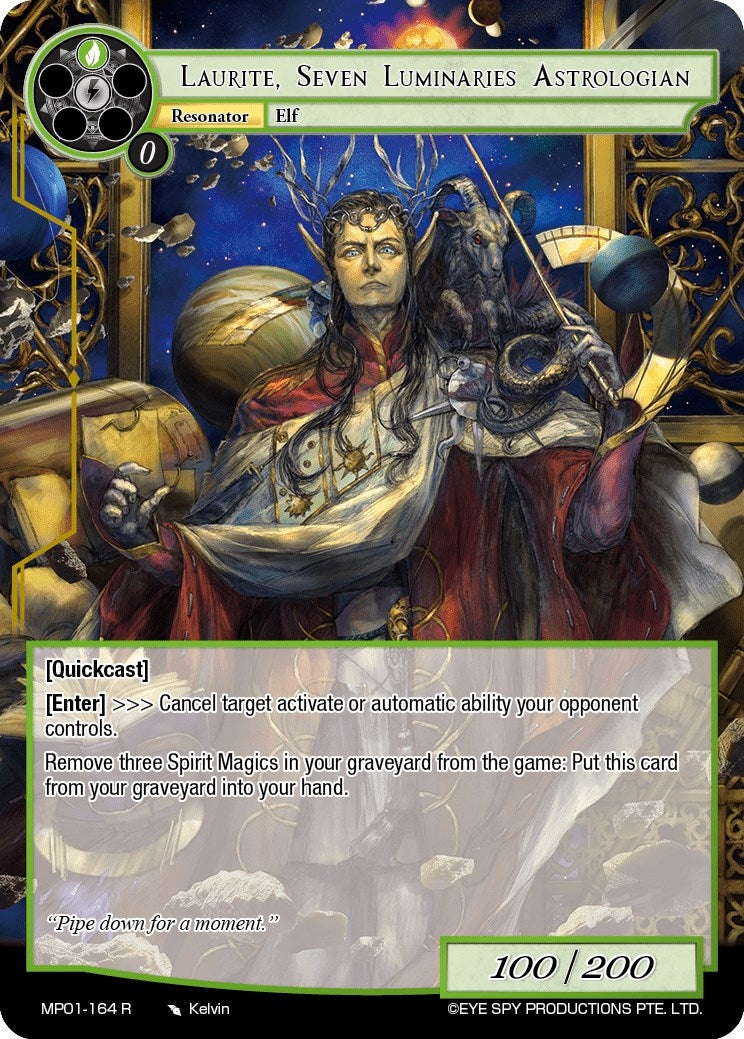 Laurite Seven Luminaries Astrologian (1164) [MP01] - Force of Will Single