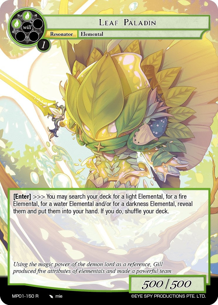 Leaf Paladin (1150) [MP01] - Force of Will Single