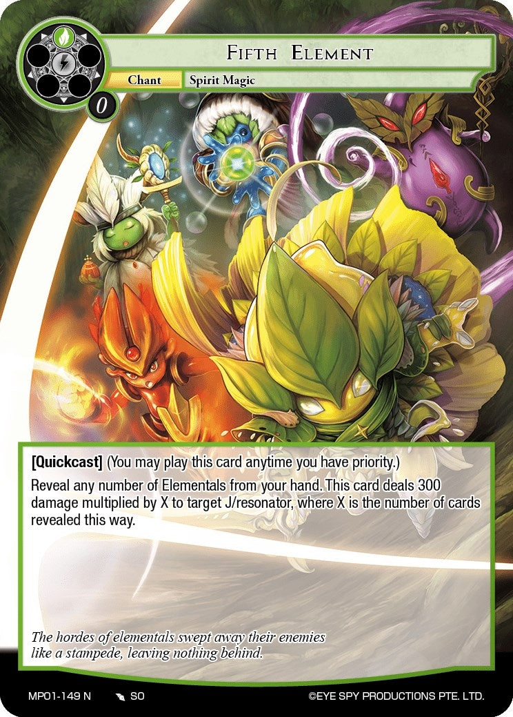 Fifth Element (1149) [MP01] - Force of Will Single