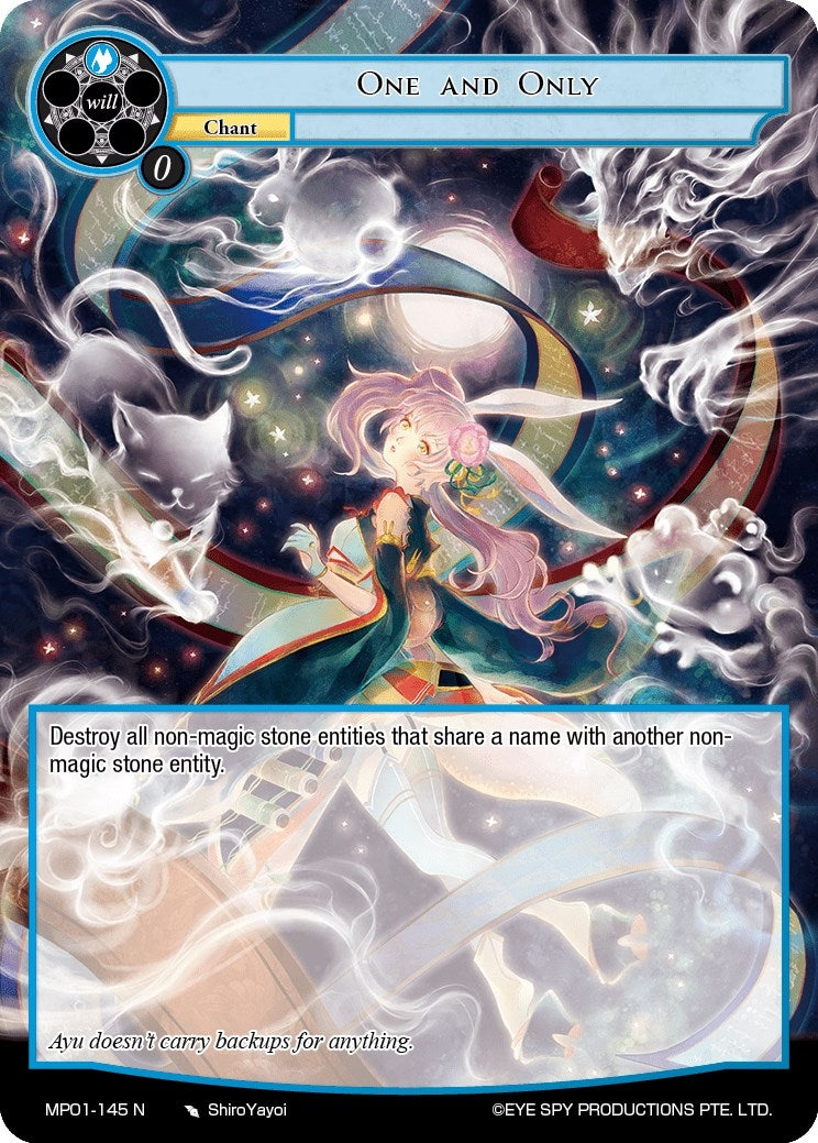 One and Only (1145) [MP01] - Force of Will Single