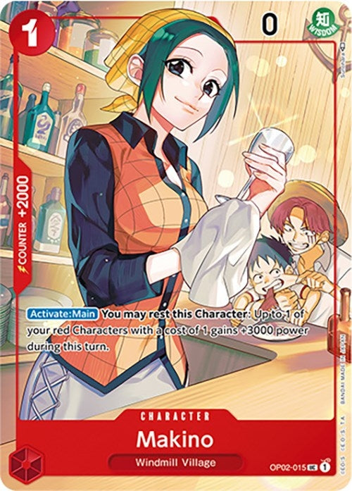 Makino (Japanese 1st Anniversary Set) (2015) (OP-PR) - One Piece Card Game Single