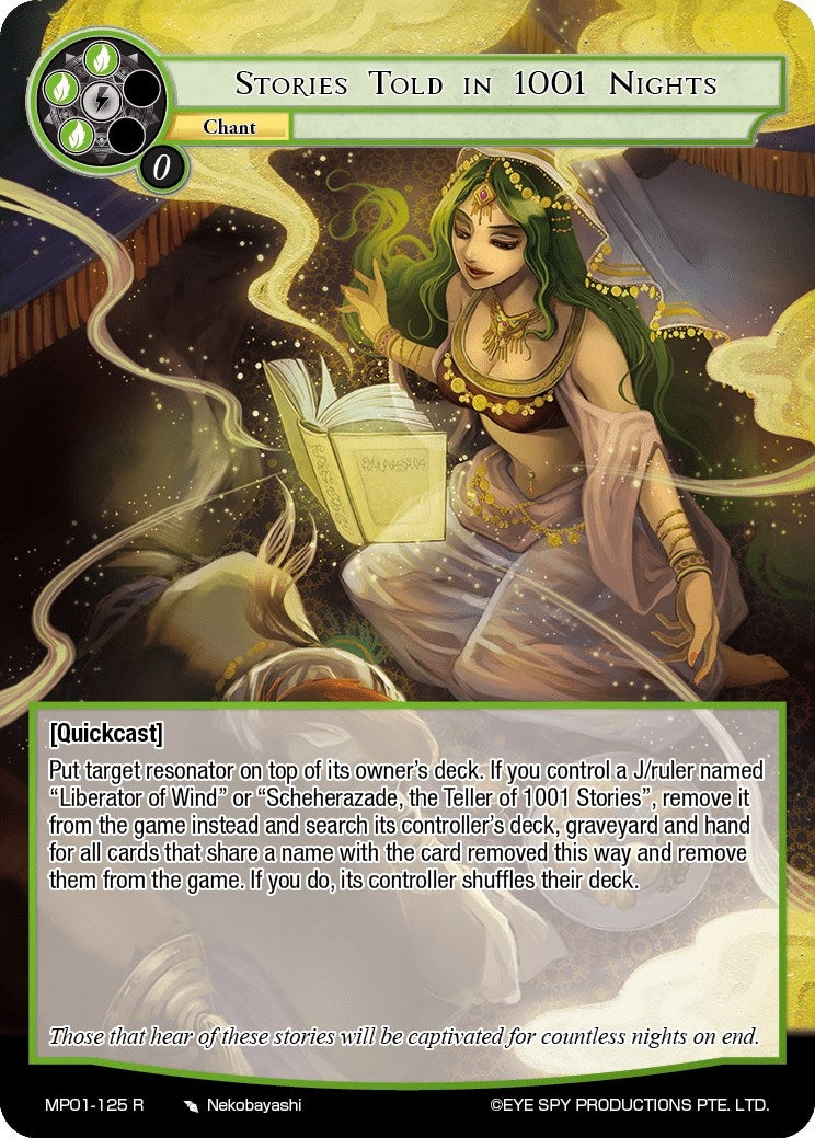 Stories Told in 1001 Nights (1125) [MP01] - Force of Will Single