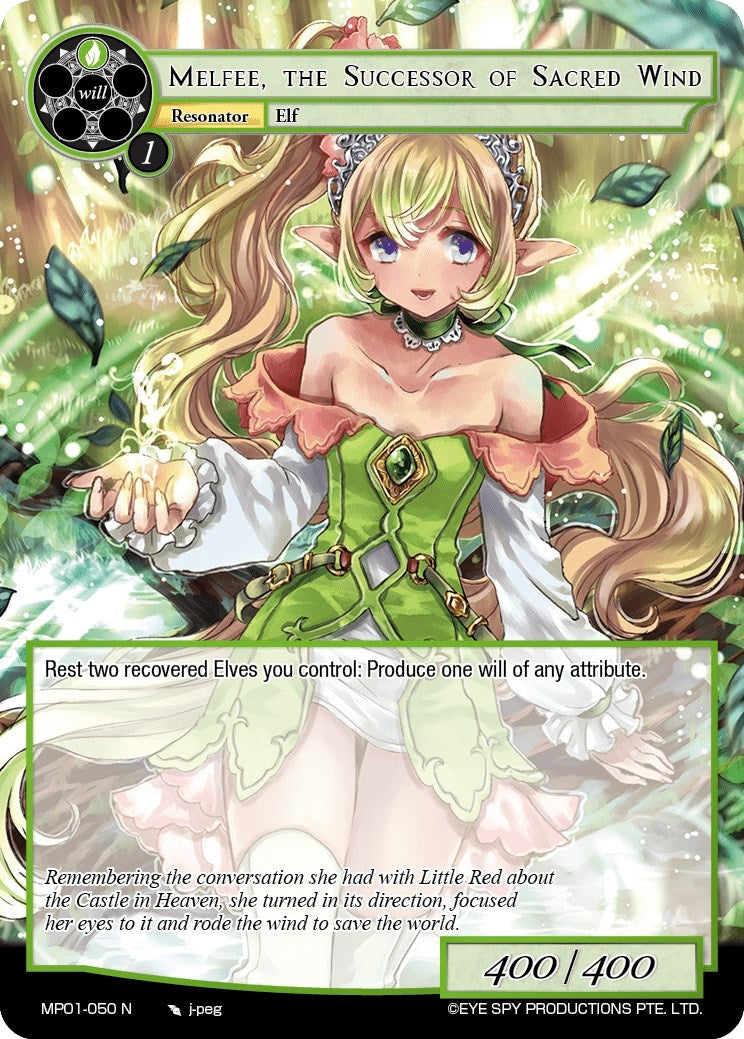 Melfee the Successor of Sacred Wind (1050) [MP01] - Force of Will Single